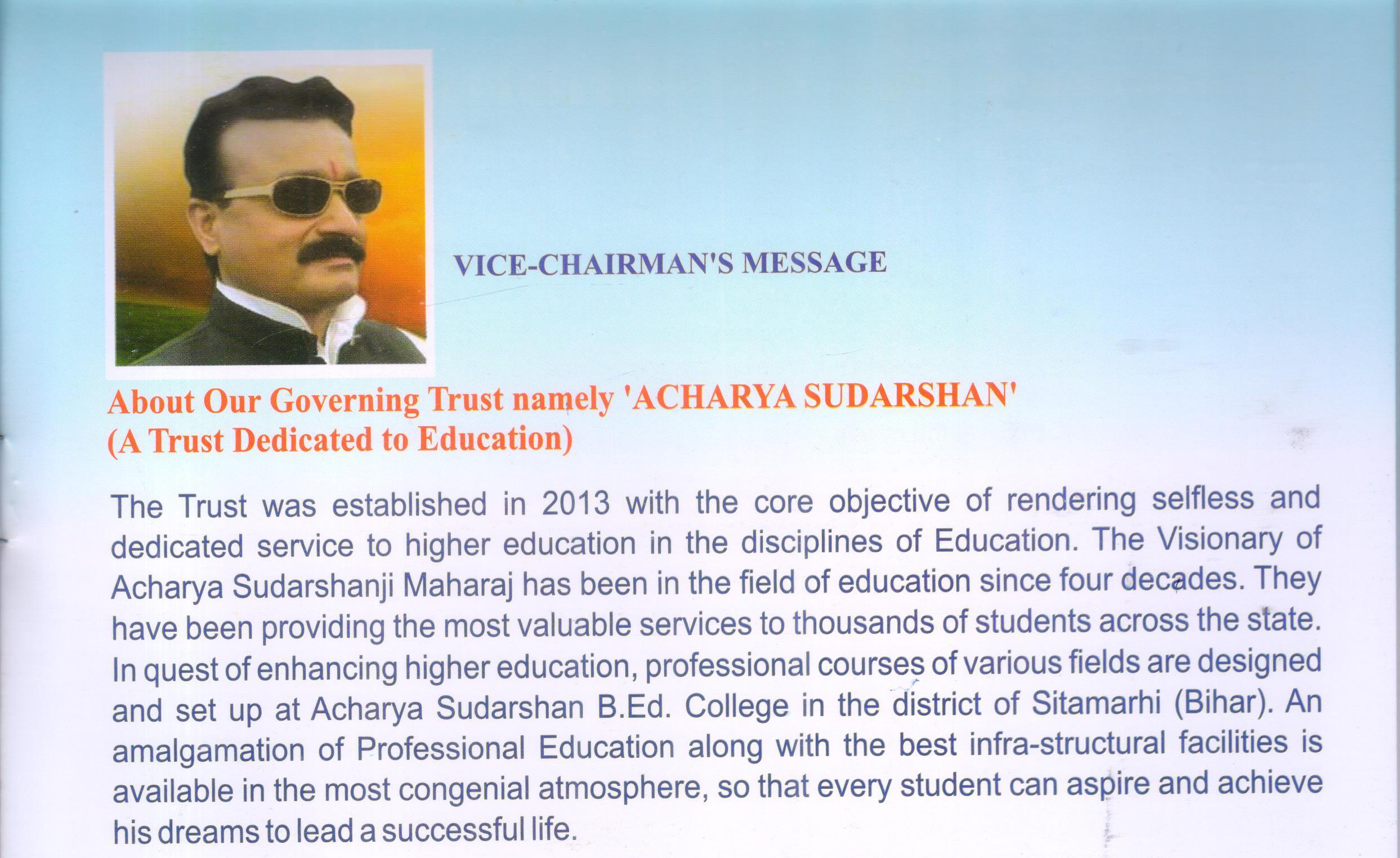 VICE-CHAIRMAN'S MESSAGE